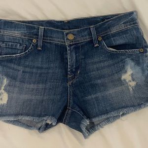 Citizens of Humanity Cut Off Jean Shorts Size 27